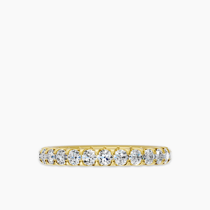 0.75 CTW Diamond Band In U-Prong Setting