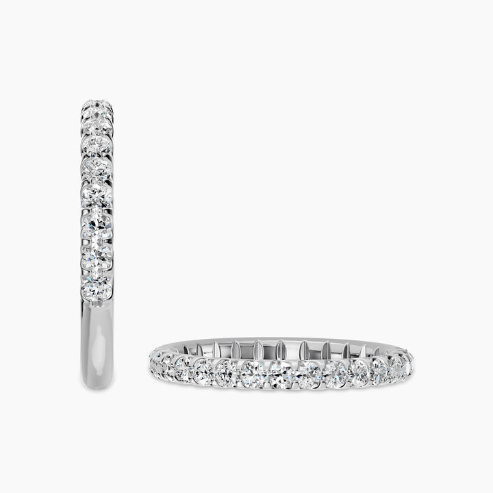 0.50 CTW Diamond Band In U-Prong Setting