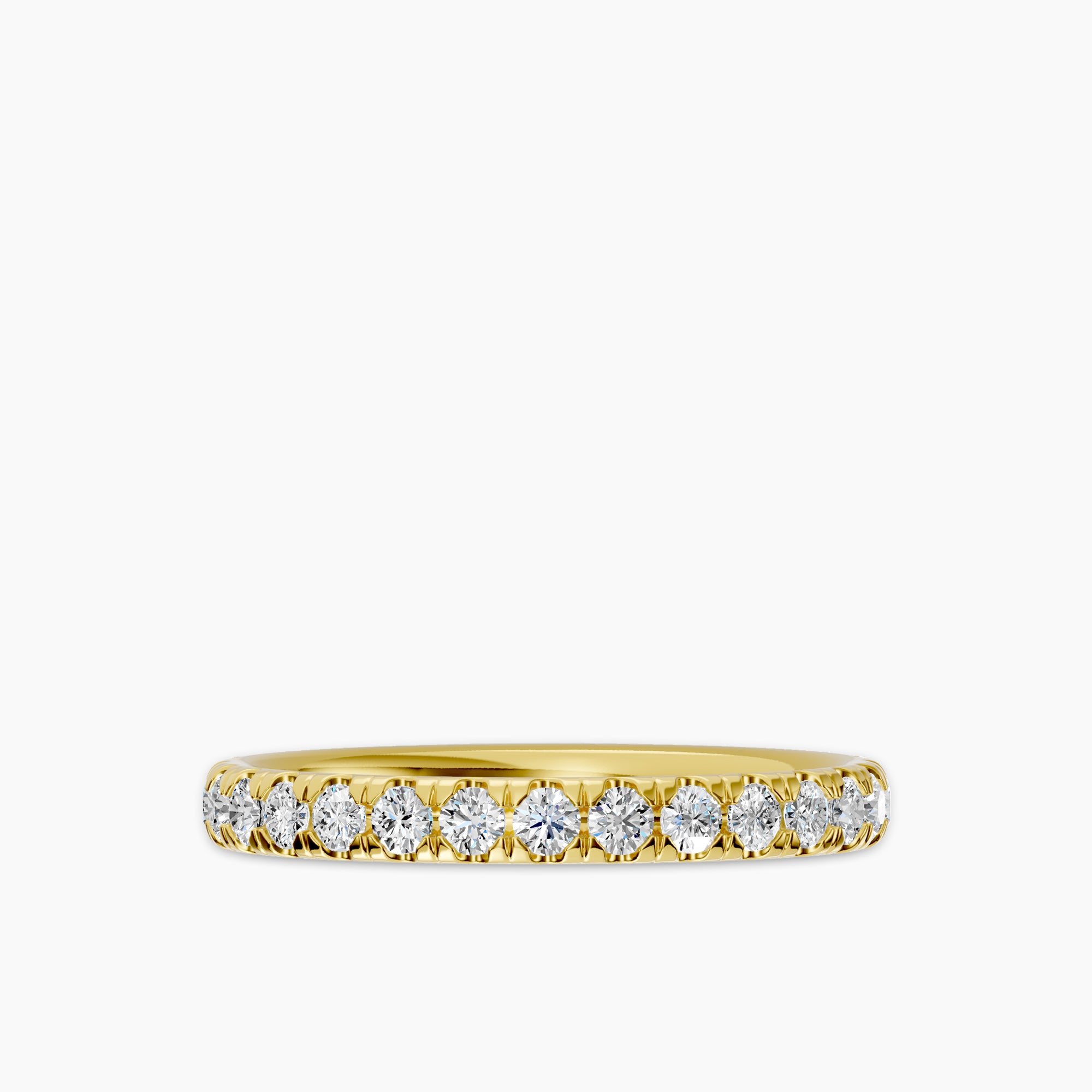 0.50 CTW Diamond Band In Classic Scallop Setting