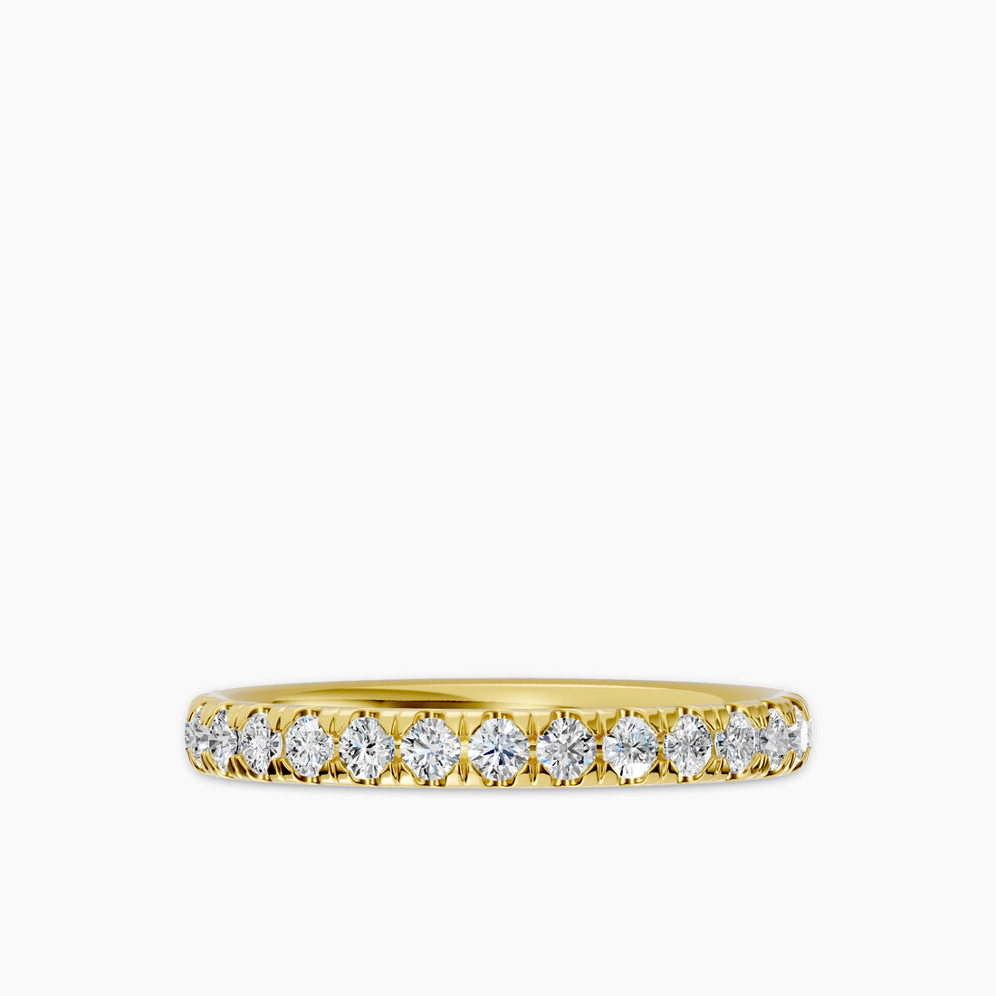 0.50 CTW Diamond Band In Classic Scallop Setting