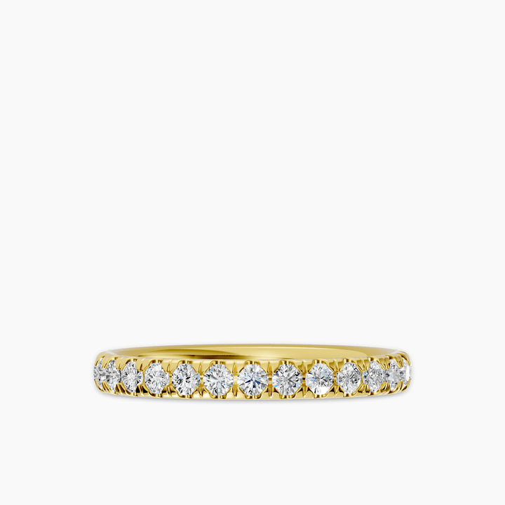 0.50 CTW Diamond Band In Classic Scallop Setting