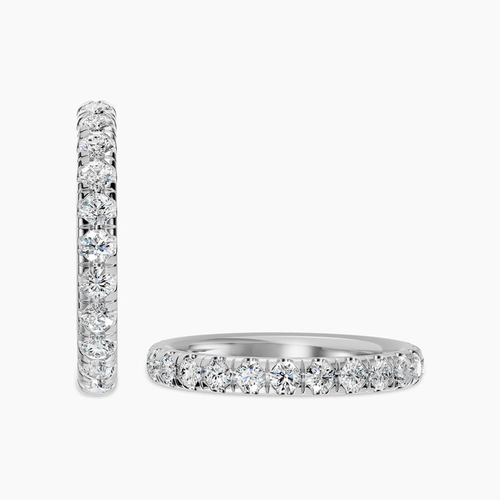 0.75 CTW Diamond Band In Classic Scallop Setting