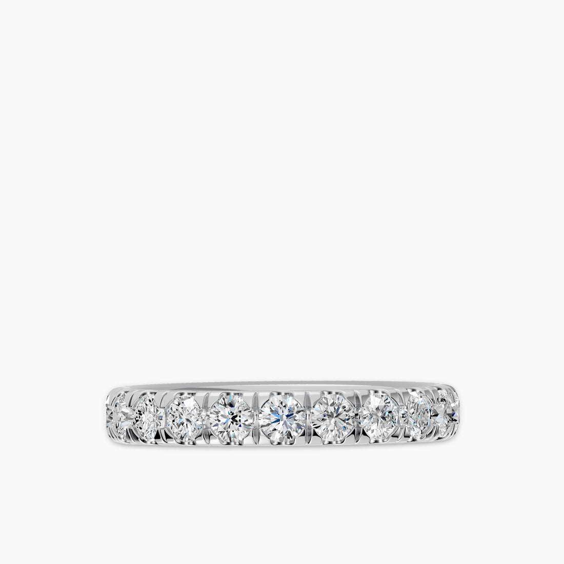 1.00 CTW Diamond Band In Classic Scallop Setting