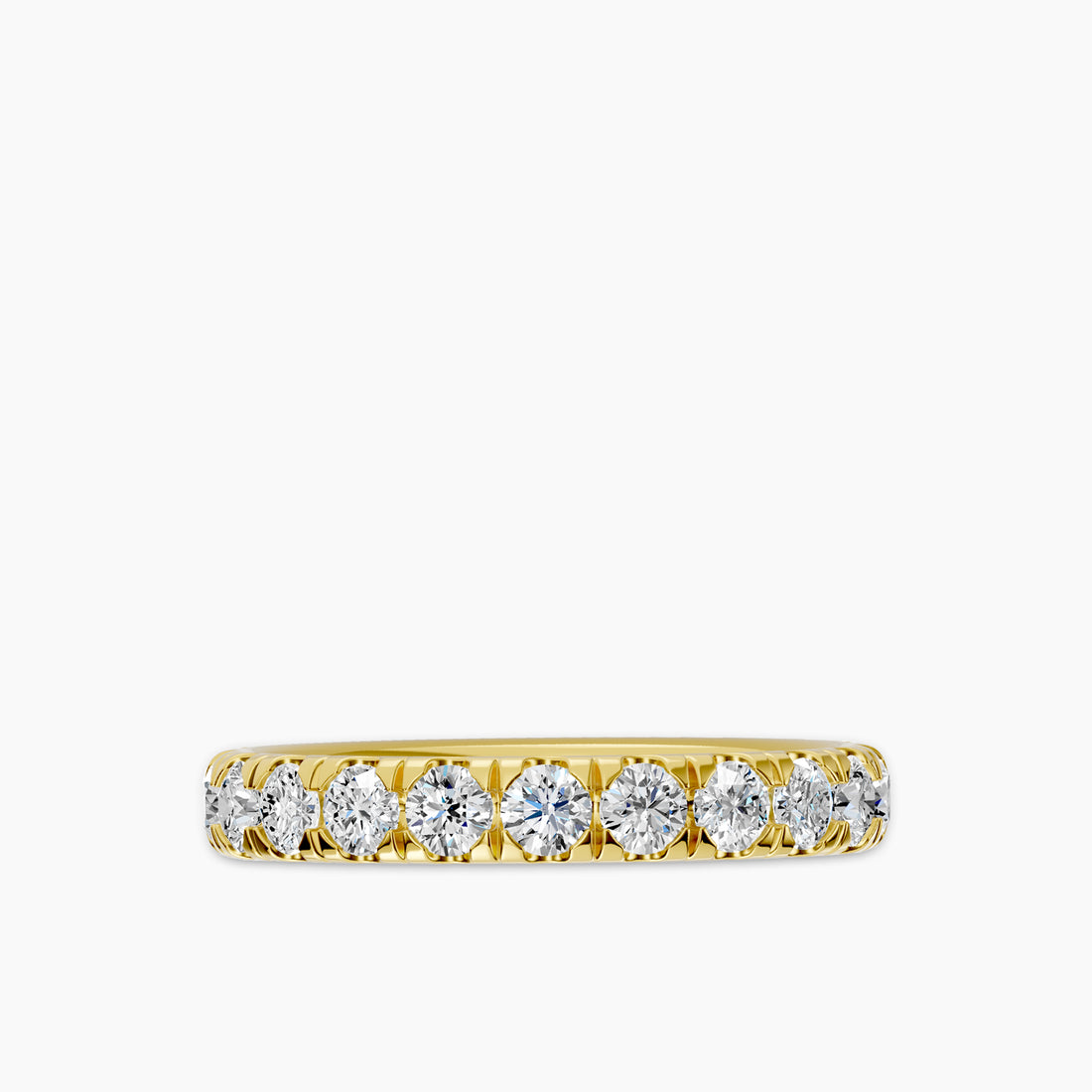1.00 CTW Diamond Band In Classic Scallop Setting