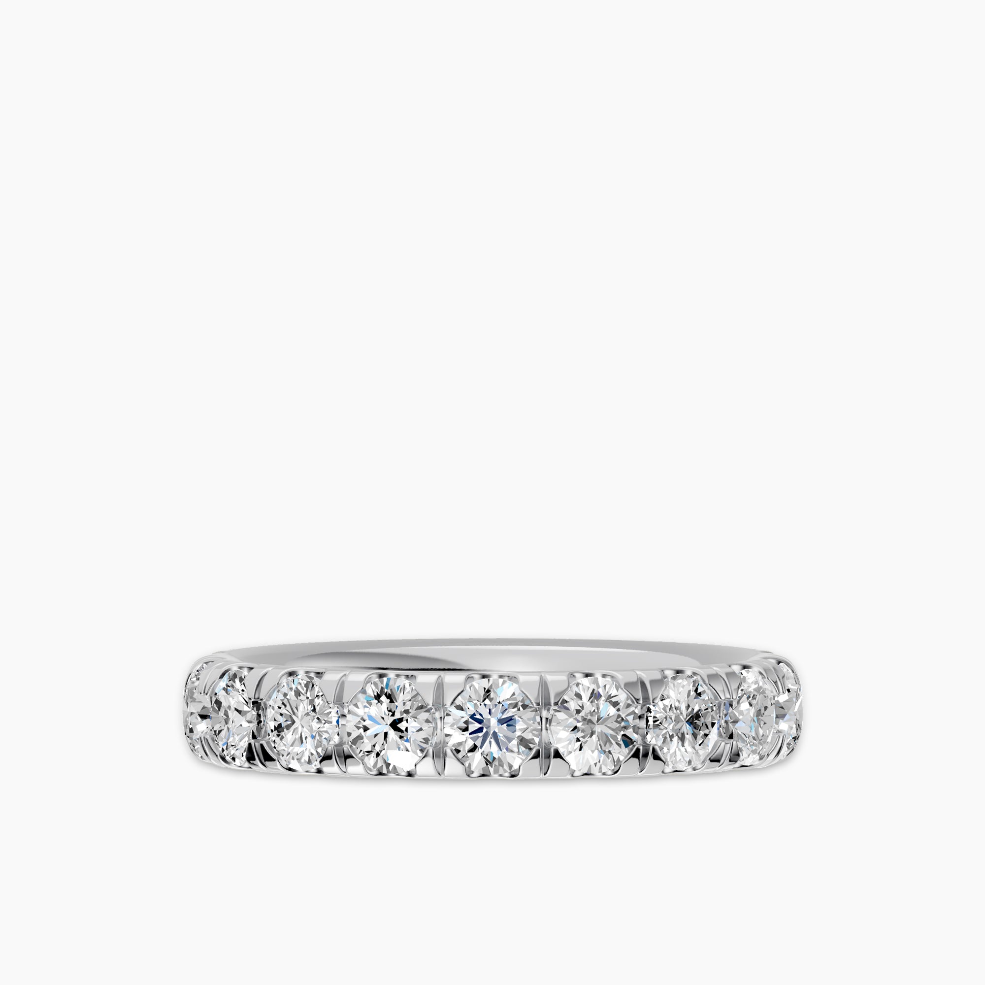 1.50 CTW Diamond Band In Classic Scallop Setting