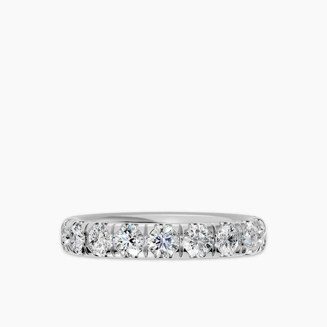 1.50 CTW Diamond Band In Classic Scallop Setting