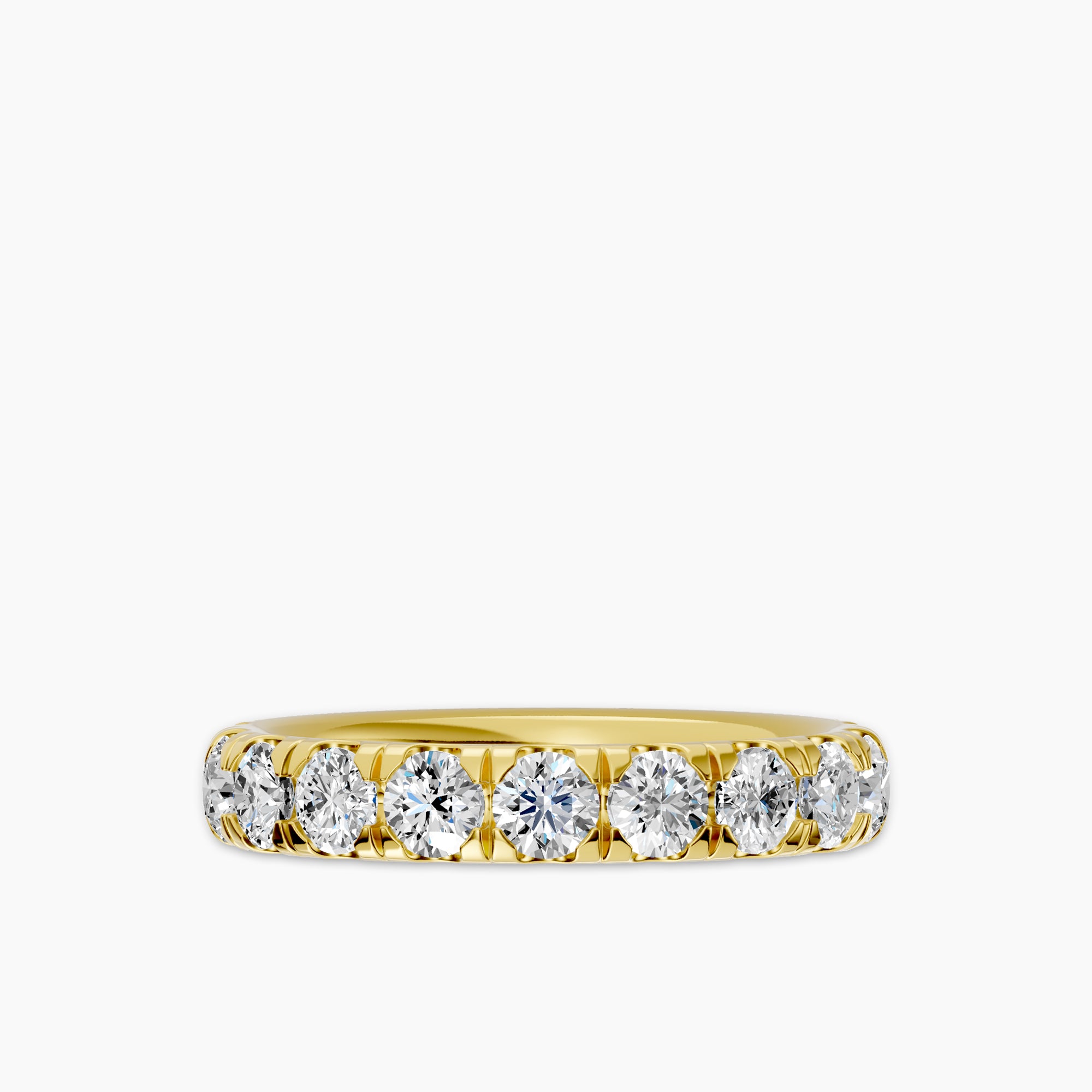 1.50 CTW Diamond Band In Classic Scallop Setting