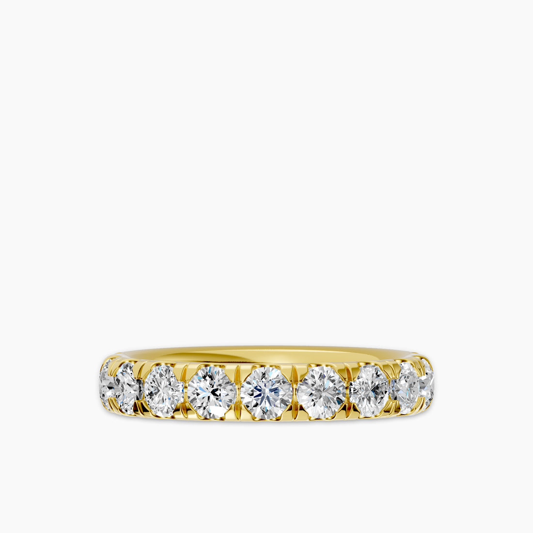 1.50 CTW Diamond Band In Classic Scallop Setting