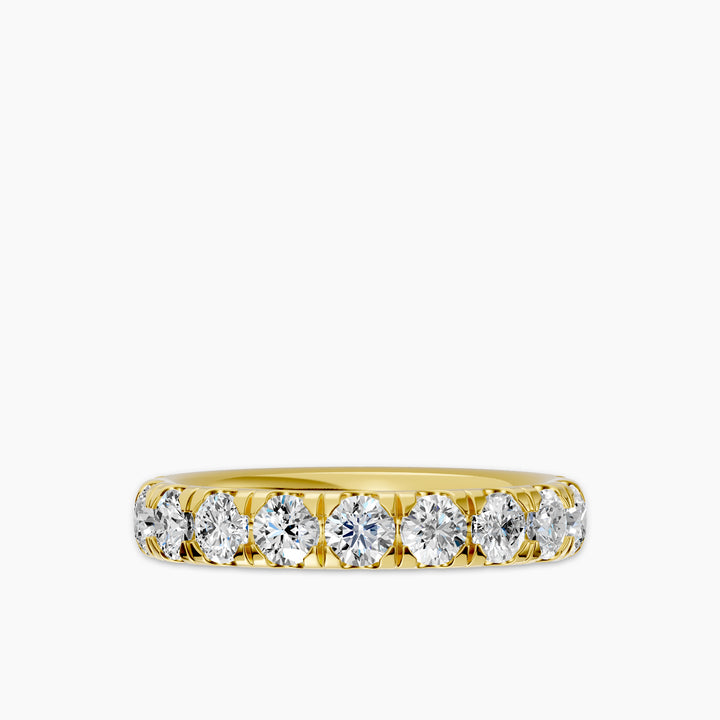 1.50 CTW Diamond Band In Classic Scallop Setting