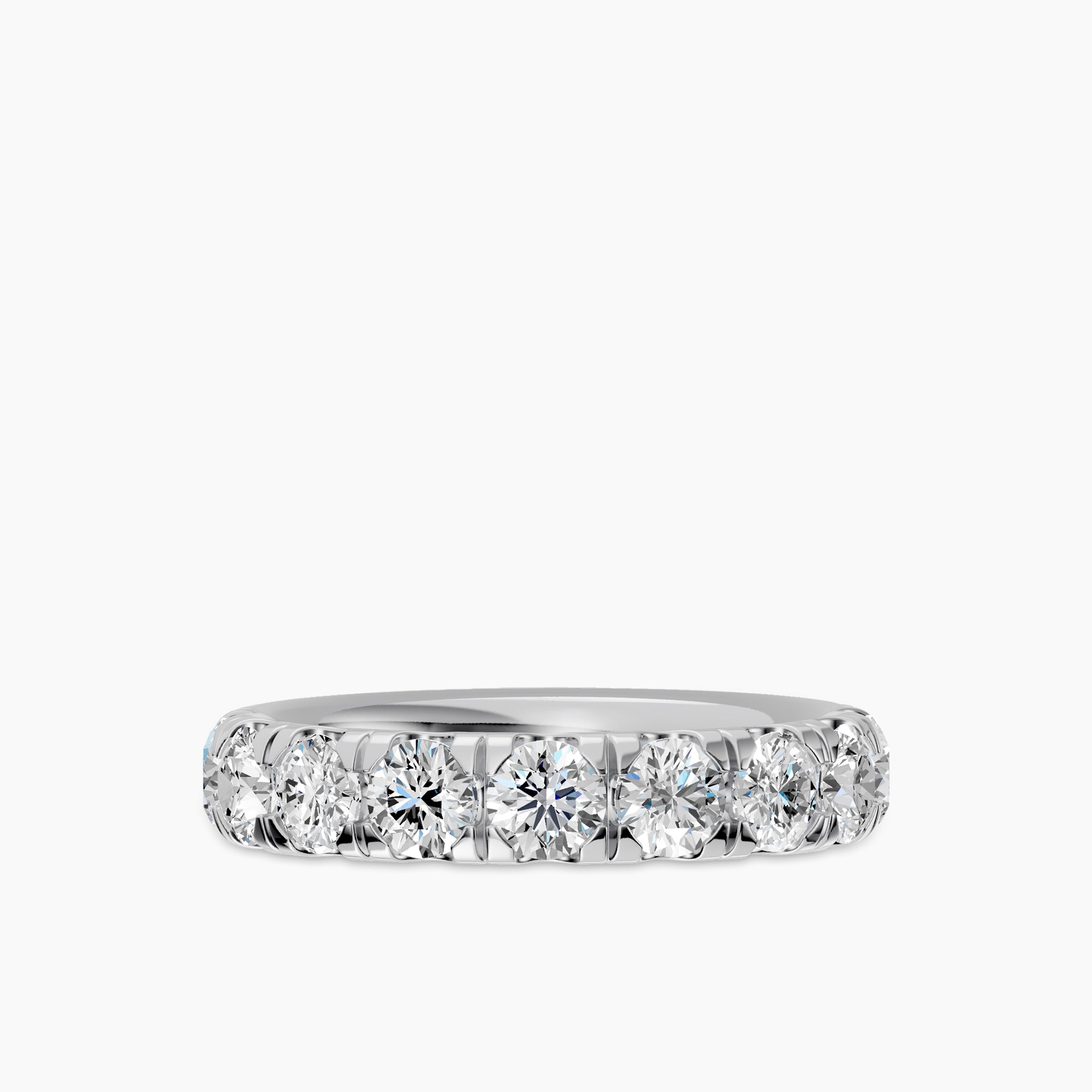 2.00 CTW Diamond Band In Classic Scallop Setting