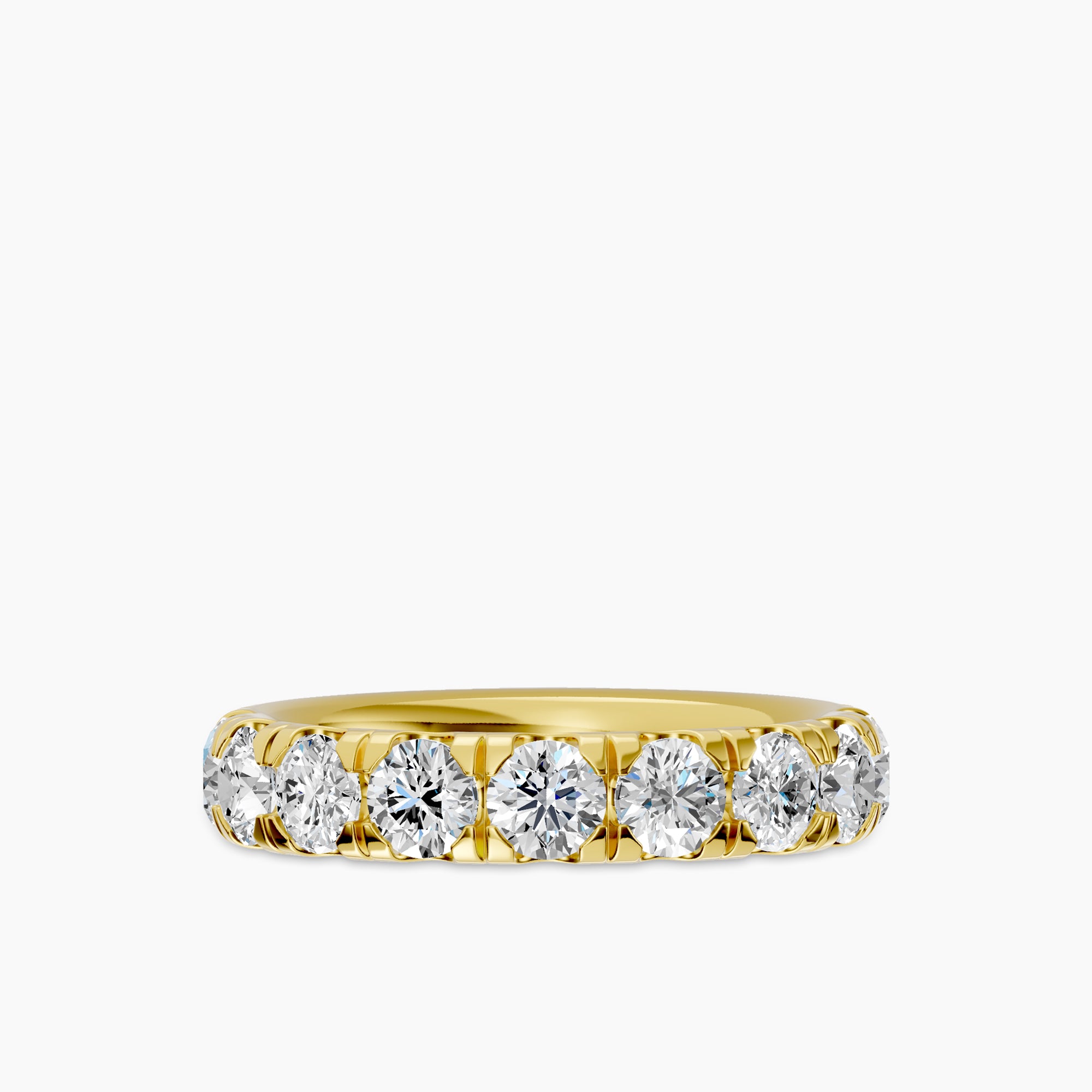 2.00 CTW Diamond Band In Classic Scallop Setting