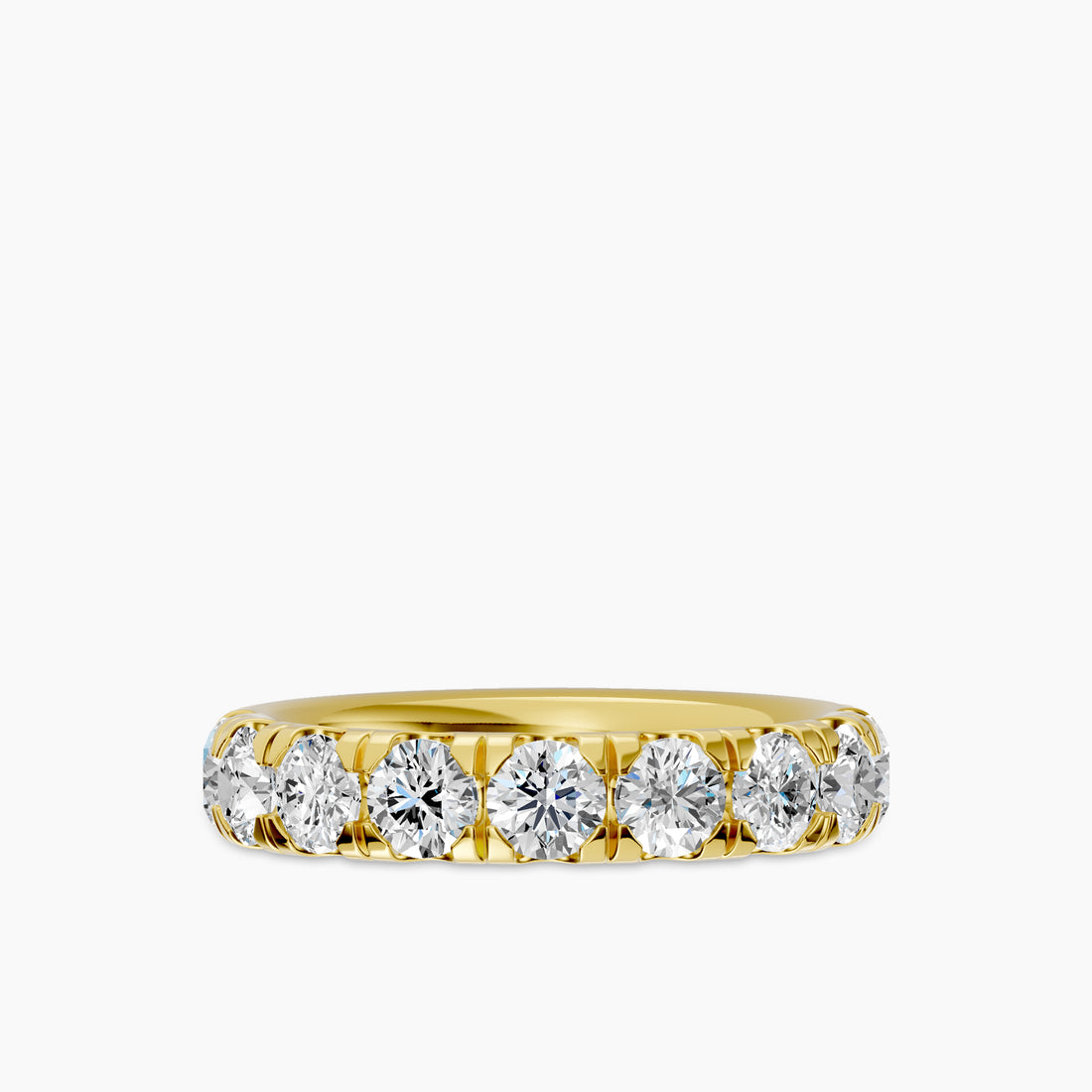 2.00 CTW Diamond Band In Classic Scallop Setting
