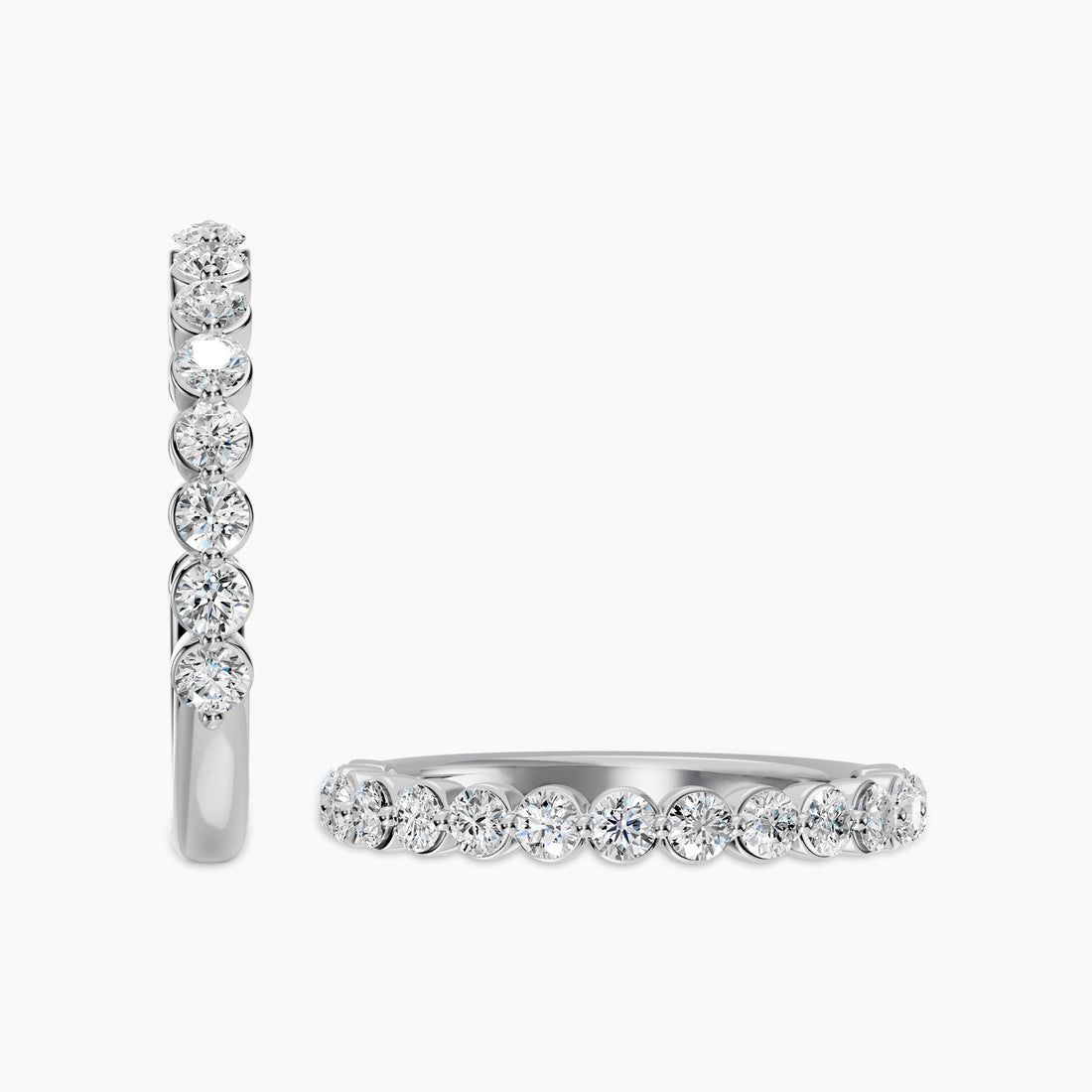 0.75 CTW Lab Grown Diamond Band In Shared Prong Setting