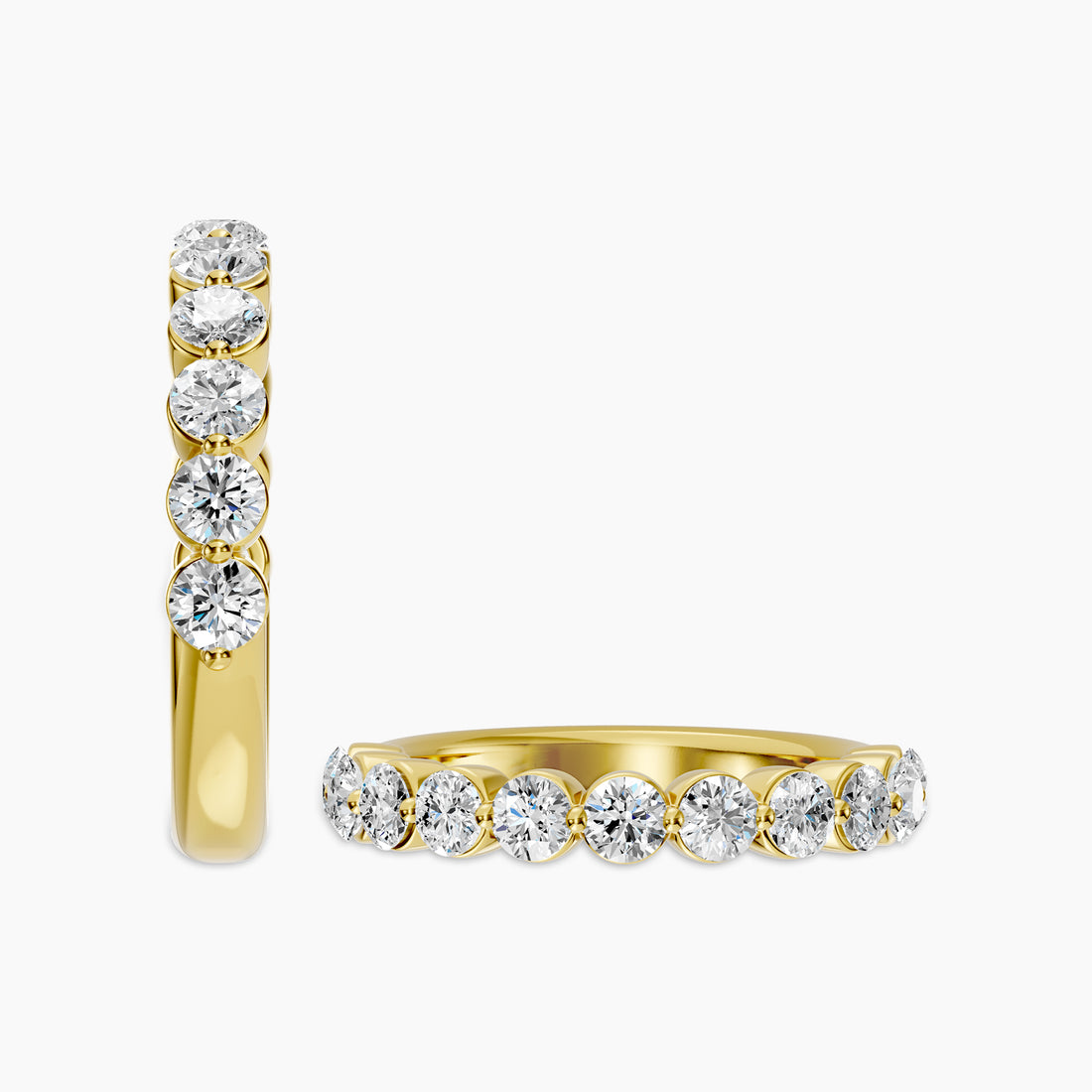 1.50 CTW Lab Grown Diamond Band In Shared Prong Setting