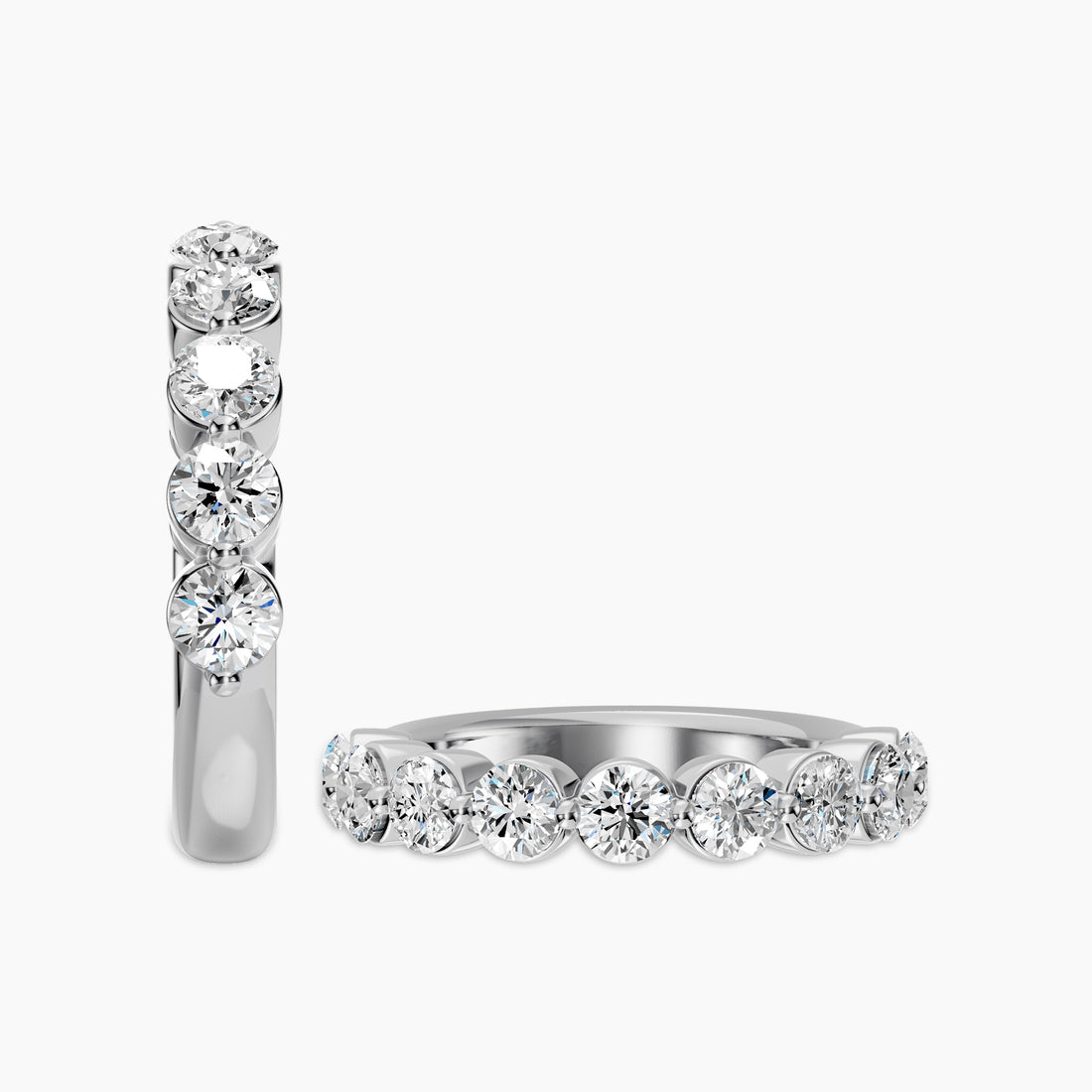 2.00 CTW Lab Grown Diamond Band In Shared Prong Setting
