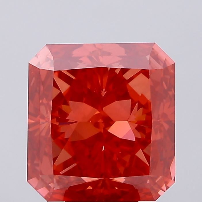 10.07 Carat Radiant Cut Fancy Red