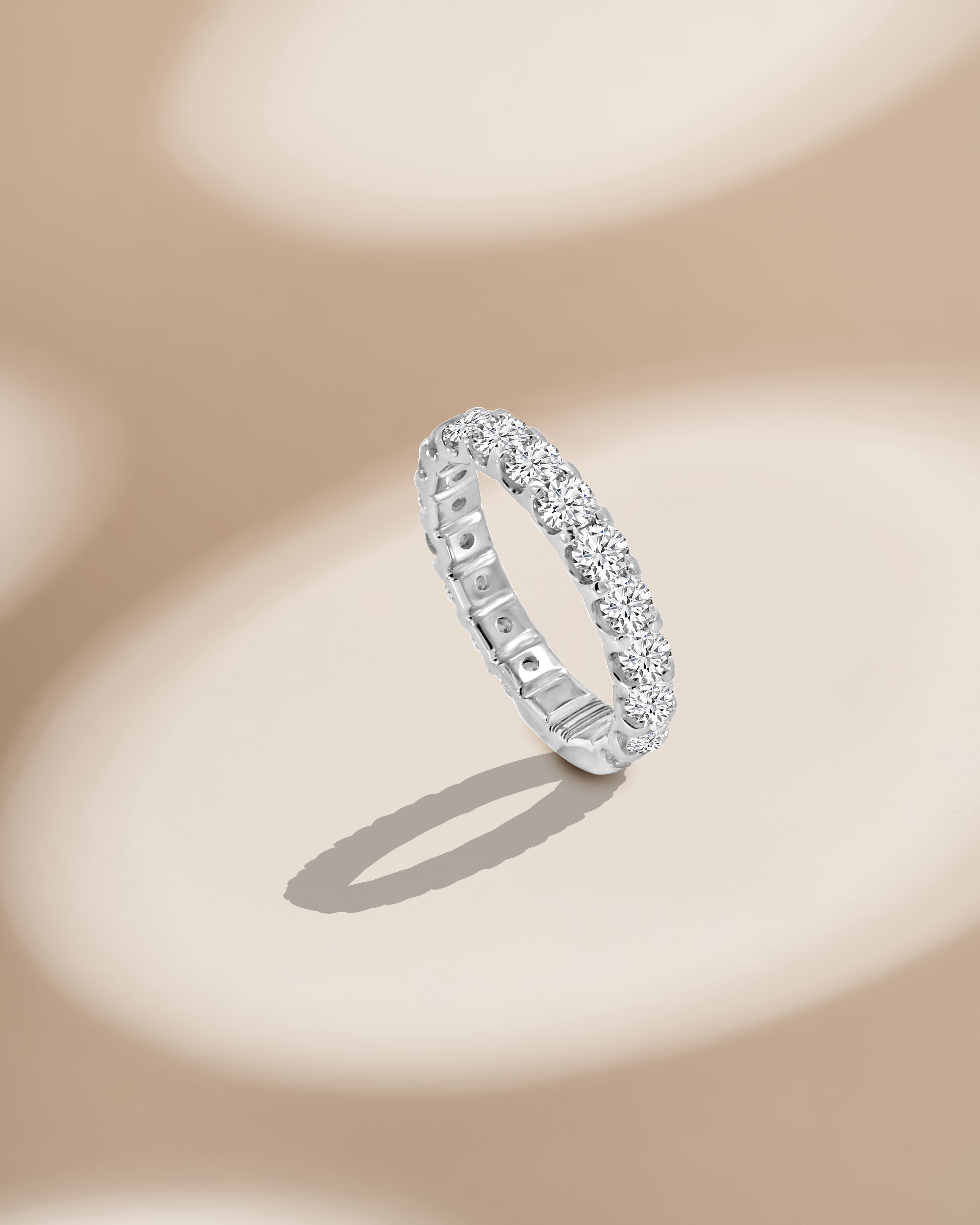 2.00 CTW Full Diamond Band In U-Prong Setting