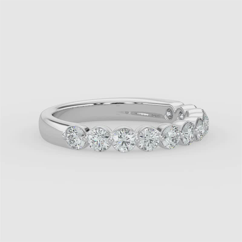 1.00 CTW Diamond Band In Shared Prong Setting