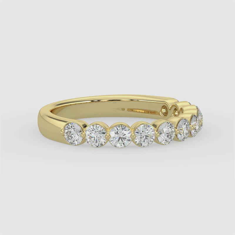 1.00 CTW Diamond Band In Shared Prong Setting