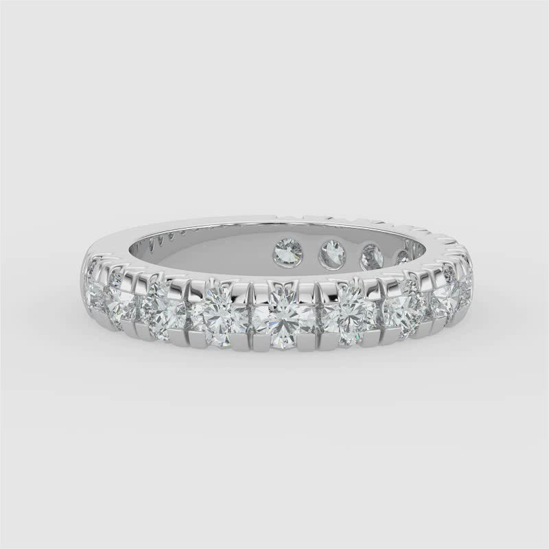2.00 CTW Full Diamond Band In French Pave Setting
