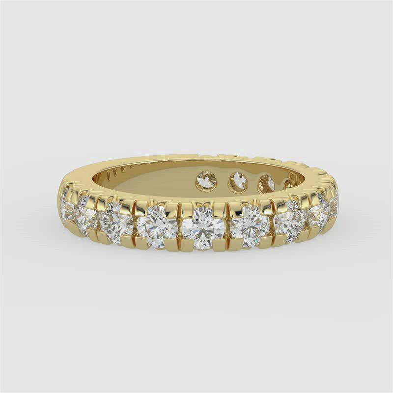 2.00 CTW Full Diamond Band In French Pave Setting