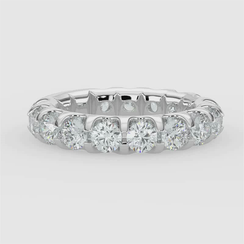 3.00 CTW Full Diamond Band In U-Prong Setting